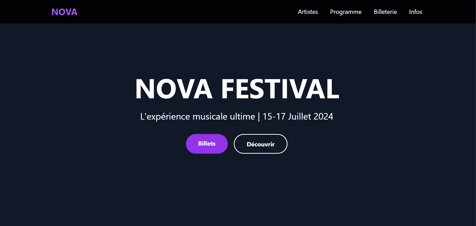 NOVA Festival – L’expérience musicale ultime